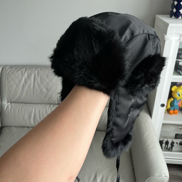 NWOT - GKS Adult Rabbit Fur Trimmed Hunting Hat - Picture 2 of 8